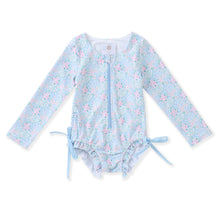 Load image into Gallery viewer, Ditsy Bloom LS Rashgaurd Swim by Swoon Kids
