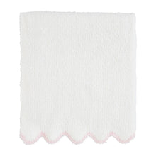 Load image into Gallery viewer, Scalloped Chenille Blanket- Monogram Me!
