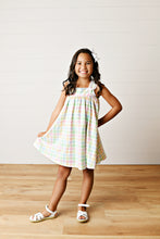Load image into Gallery viewer, Pastel Eyelet Trim Dress by Swoon Kids
