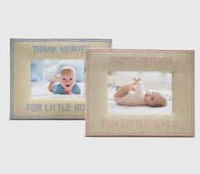 Load image into Gallery viewer, “Thank Heaven for Little Girls/Boys” Embroidered Frame
