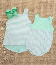 Load image into Gallery viewer, Seaside Stripe Landon Bubble by Jellybean
