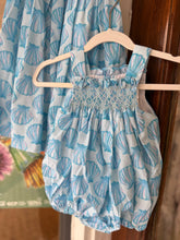 Load image into Gallery viewer, Girls Seashell Smocked Bubble by Hamner Hill

