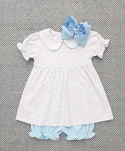 Load image into Gallery viewer, Blooming Bows Charlotte Bloomer Set by Jellybean
