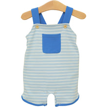 Load image into Gallery viewer, Sky Blue Overall Shortie by Trotter St
