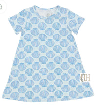 Load image into Gallery viewer, Girls Seashell Bamboo Dress by Hamner Hill
