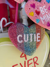 Load image into Gallery viewer, Beaded Heart Purse (3 OPTIONS)
