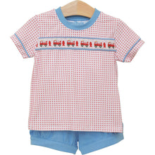 Load image into Gallery viewer, Sound the Alarm Banded Short Set by Trotter St
