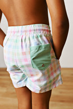 Load image into Gallery viewer, Plaid Swim Trunks by Swoon Kids
