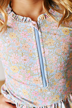 Load image into Gallery viewer, Sweet Floral 2 Piece Rashgaurd Swim by Swoon Kids
