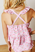 Load image into Gallery viewer, Colorful Floral Tunic Swim by Swoon Kids
