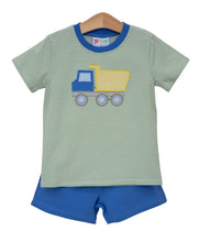 Load image into Gallery viewer, Dump Truck Short Set by Jellybean
