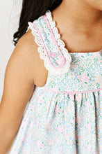 Load image into Gallery viewer, Ditsy Bloom Eyelet Dress by Swoon Kids
