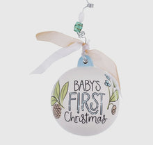 Load image into Gallery viewer, Baby Boy Fawn 1st Christmas Ornament
