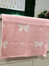 Load image into Gallery viewer, Reversible Bow Blanket
