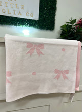 Load image into Gallery viewer, Reversible Bow Blanket
