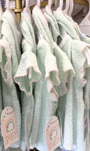Load image into Gallery viewer, Mint w/ Pink Trim 2 PC Flutter Sleeve Diaper Set by Paty
