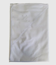 Load image into Gallery viewer, White Embroidered Cross Christening Thin Blanket
