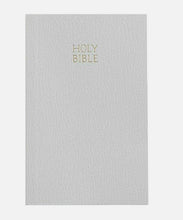 Load image into Gallery viewer, White Linen Keepsake Baby Bible
