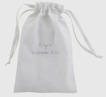 Load image into Gallery viewer, White Linen Keepsake Baby Bible
