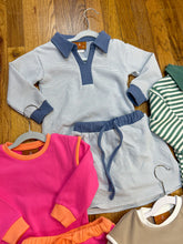 Load image into Gallery viewer, Isabelle Skort Set - Blue Stripe by Millie Jay
