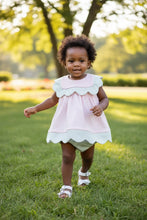 Load image into Gallery viewer, Pink &amp; Green Lila Bloomer Set by Millie Jay
