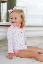 Load image into Gallery viewer, Leighton Reel Fun One Piece Rash Guard Set by James &amp; Lottie
