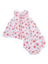 Load image into Gallery viewer, Strawberry Bliss Jill Dress Sleeveless with Bloomer by Angel Dear
