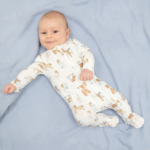 Load image into Gallery viewer, Cowboy Nursery 2 Way Zipper Footie by Angel Dear
