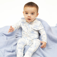 Load image into Gallery viewer, Golf Toile 2 Way Zipper Footie by Angel Dear
