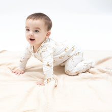 Load image into Gallery viewer, Explorer Puppy 2 Way Zipper Footie by Angel Dear
