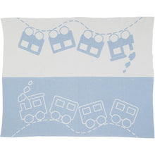Load image into Gallery viewer, Reversible Train Blanket
