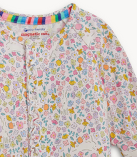 Load image into Gallery viewer, Bunny Blossom Ruffle Coverall by Magnetic Me
