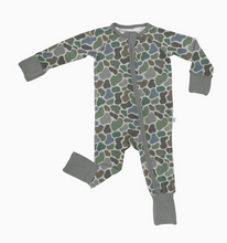 Load image into Gallery viewer, Pebble Camo Zip Convertible Pjs by Goosies
