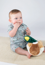 Load image into Gallery viewer, Mallard Ducks Polo Romper by Goosies

