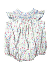 Load image into Gallery viewer, In Full Bloom Smocked Geo Bubble by Three Sisters
