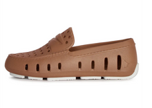 Load image into Gallery viewer, Tan/Bright White Prodigy Driver Foam Shoe by Floafers
