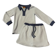 Load image into Gallery viewer, Isabelle Skort Set - Blue Stripe by Millie Jay
