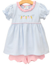 Load image into Gallery viewer, Pencil Garland Scallop Short Set by Jellybean
